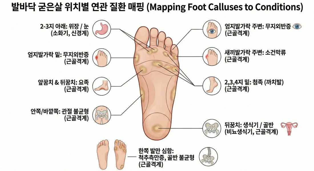 발바닥 굳은살의 신호